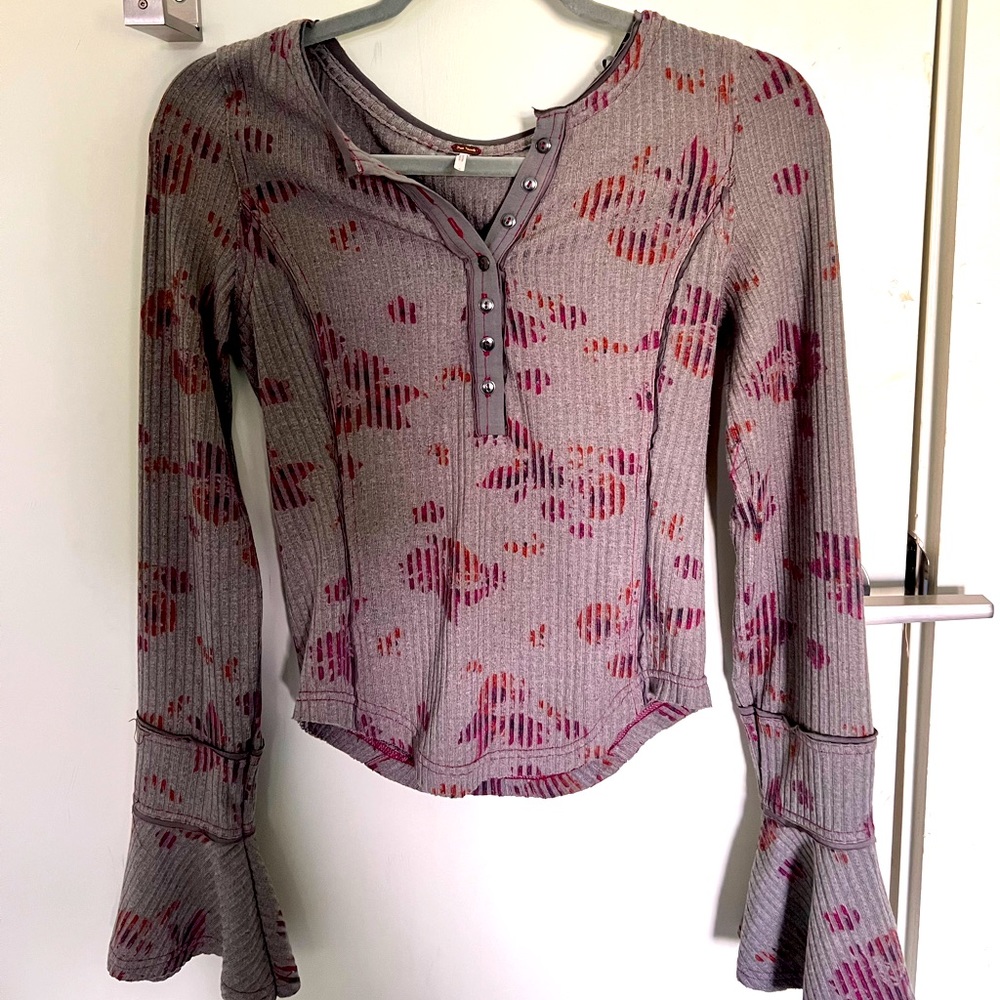 Free people long sleeved top